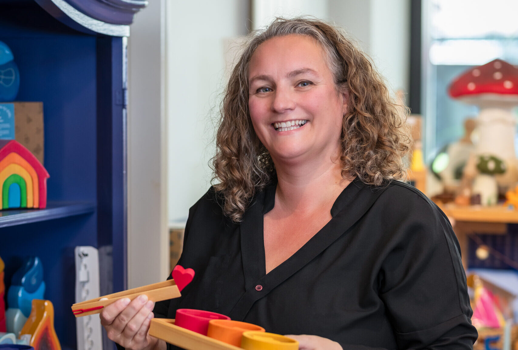 De grote Wolf speelgoed winkel in Nuenen, Vera Wolf - De Groot