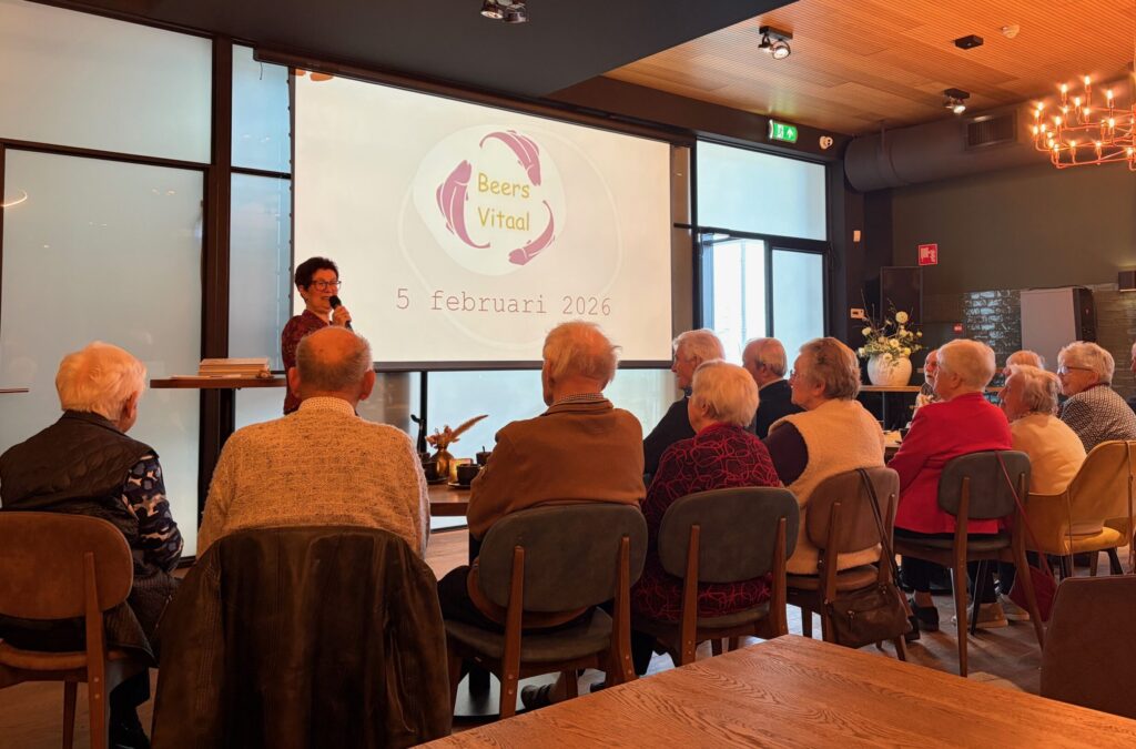 Leden voor Leden, lunch en geschiedenis presentatie, Seniorenvereniging Beers Vitaal