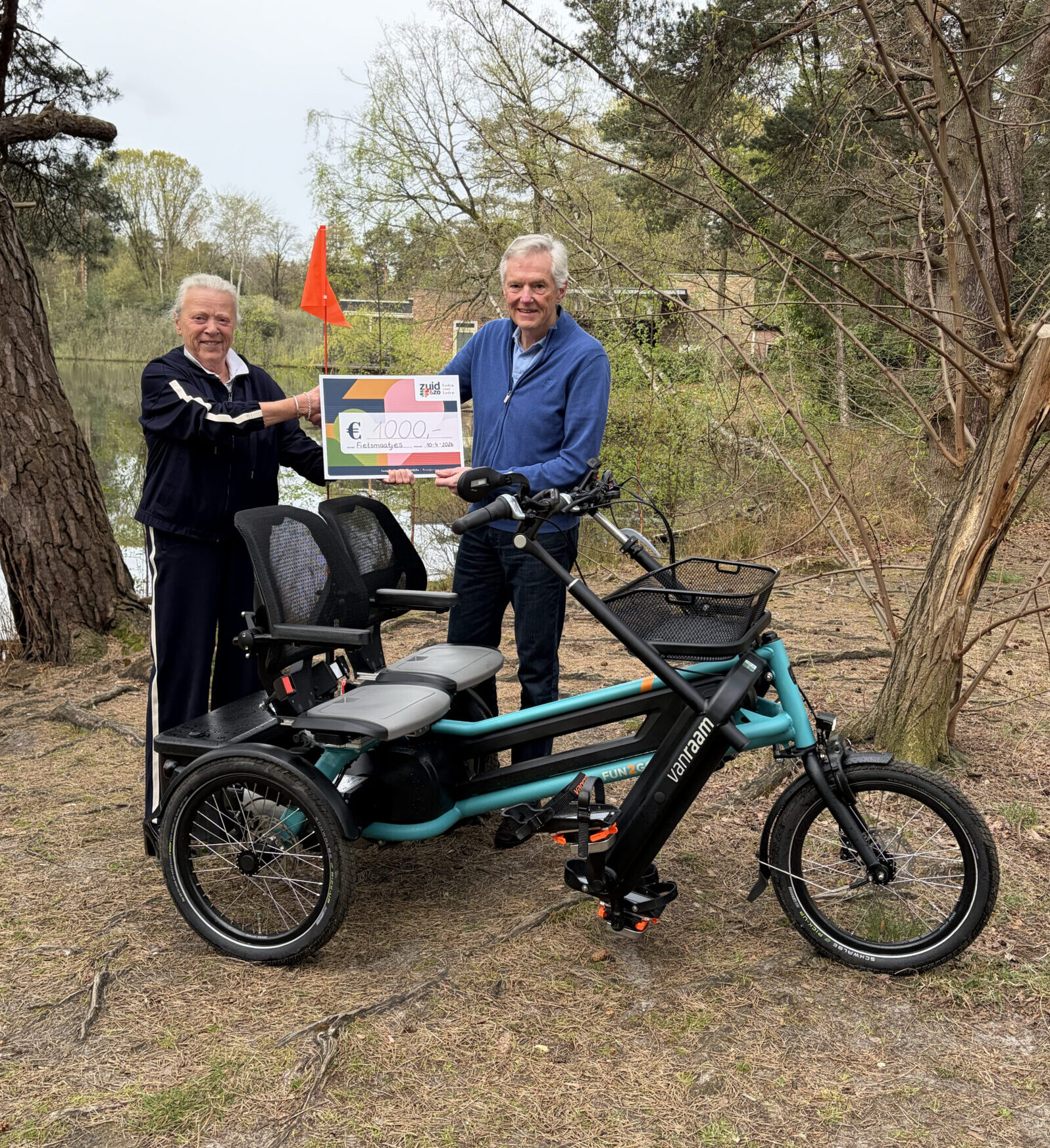 Zuid&Zo ondersteunt Fietsmaatjes Aalst-Waalre met Leden voor Leden initiatief